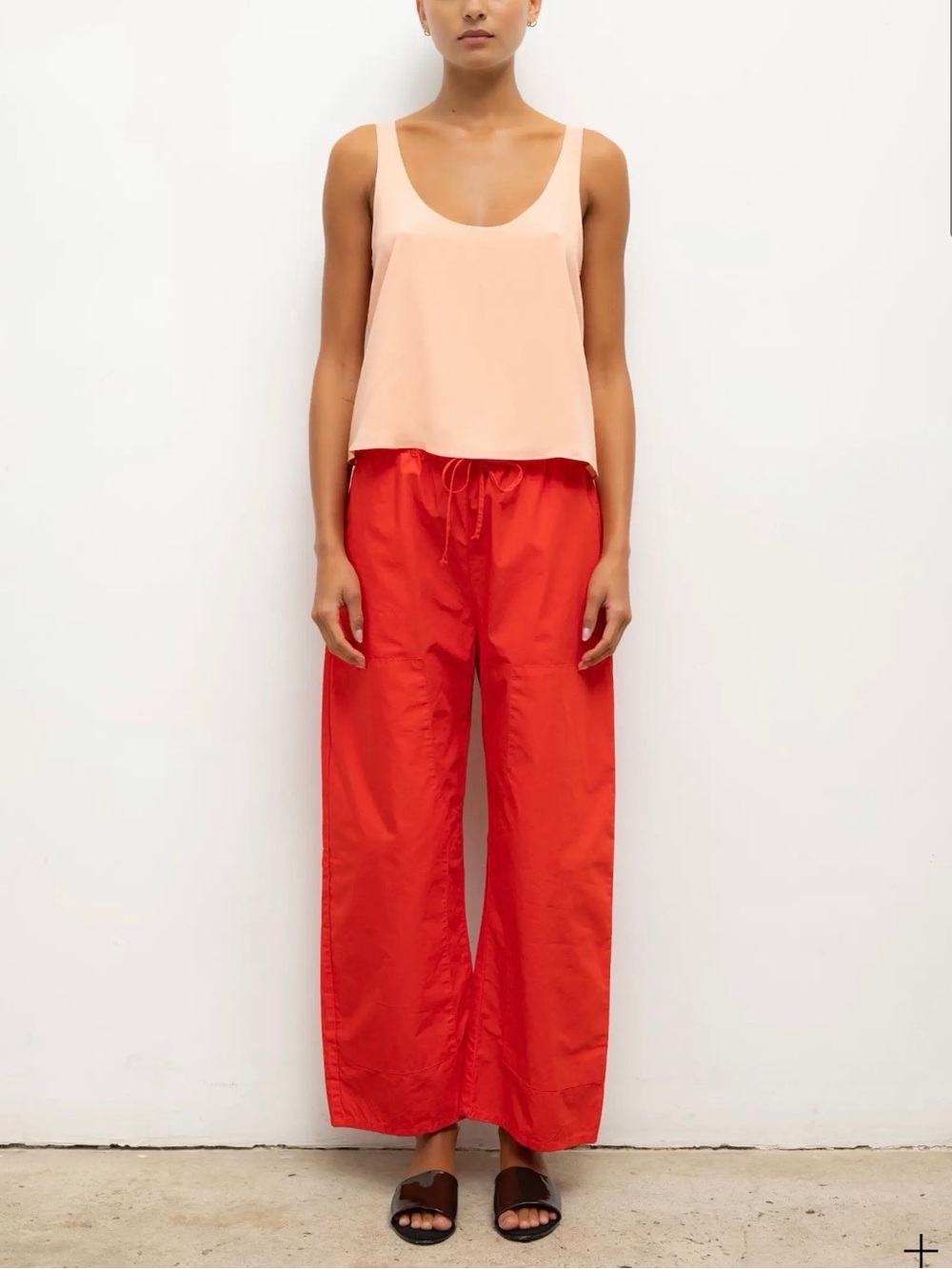 LESET Kyoto Carpenter Pant in Cerise (sold out)